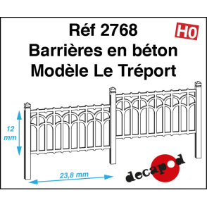 Betonsperren Modell Le Tréport H0 Decapod 2768 - Maketis
