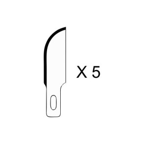 Set de 5 lames pour couteau de précision n°1