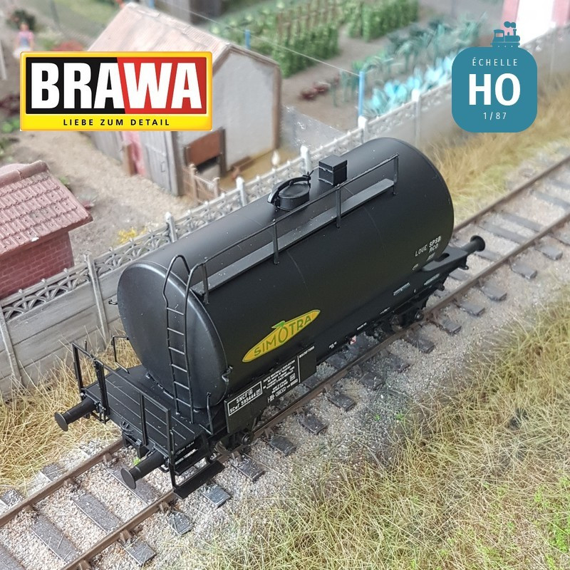 Wagon citerne SCwf SNCF Simotra Ep III HO Brawa 50014 - Maketis