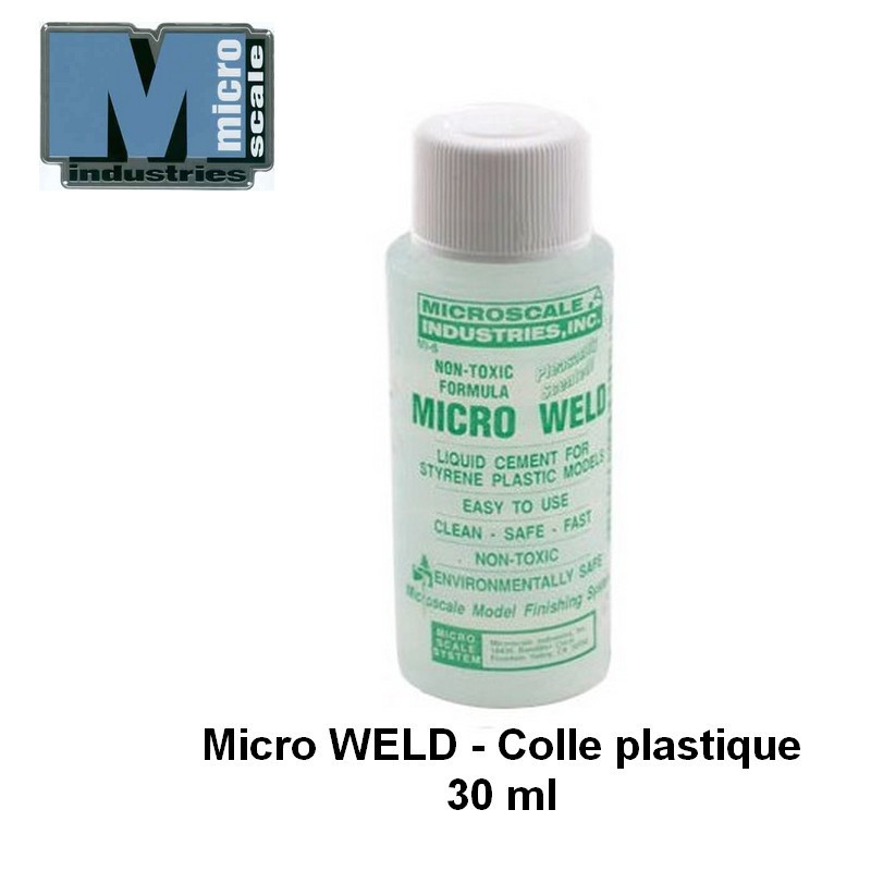 MICRO WELD colle plastique gamme Microscale, pour modélistes et  maquettistes.