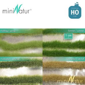 Long strip of grass HO (1/87) 336 cm Mininatur 728-2x - Maketis