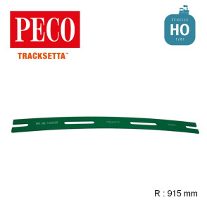 Gabarit de voie flexible courbe 915 mm OO/HO Tracksetta OOT36 - Maketis