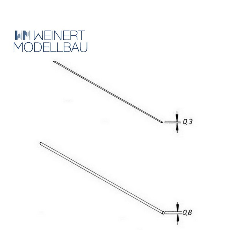 PB-MODELISME - Corde à piano 6mm - Materiaux modelisme - www.pb