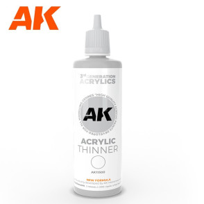 Diluant acrylique 3GEN 100 ml AK Interactive AK11500 - Maketis