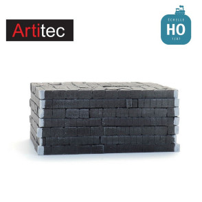 Tas de briquettes pour dépôt vapeur HO Artitec 387.621 - Maketis