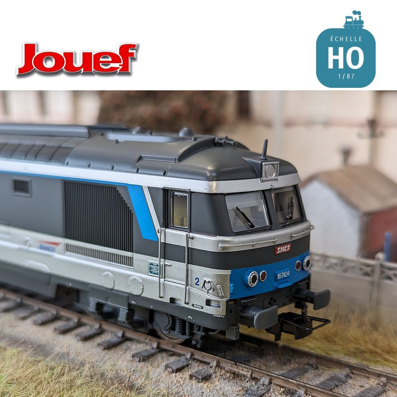 Diesel locomotive BB 167424 delivered ‘Multiservice’ SNCF Ep VI Analog HO Jouef HJ2447 - Maketis