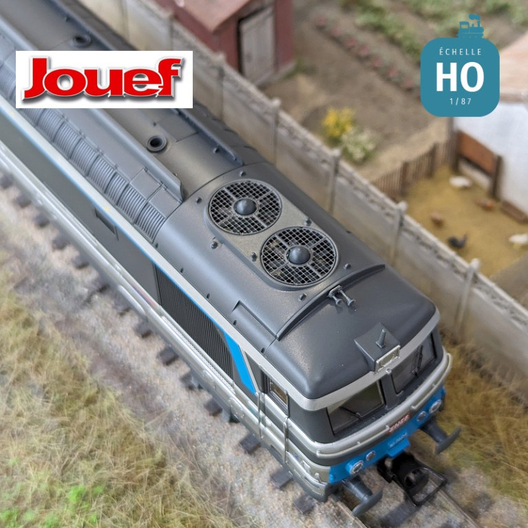 Diesel locomotive BB 167424 delivered ‘Multiservice’ SNCF Ep VI Analog HO Jouef HJ2447 - Maketis