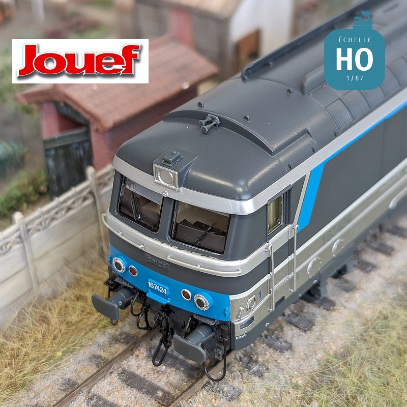 Diesel locomotive BB 167424 delivered ‘Multiservice’ SNCF Ep VI Analog HO Jouef HJ2447 - Maketis