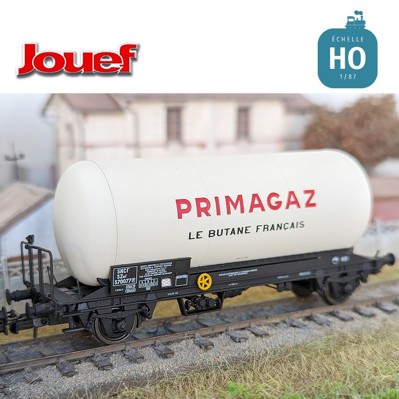 Set 2 zweiachsige Gaskesselwagen „Primagaz“ SNCF Ep III HO Jouef HJ6264 - Maketis
