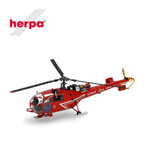 Hélicoptère Alouette III Sécurité Civile 1/72 Herpa 580847 - Maketis