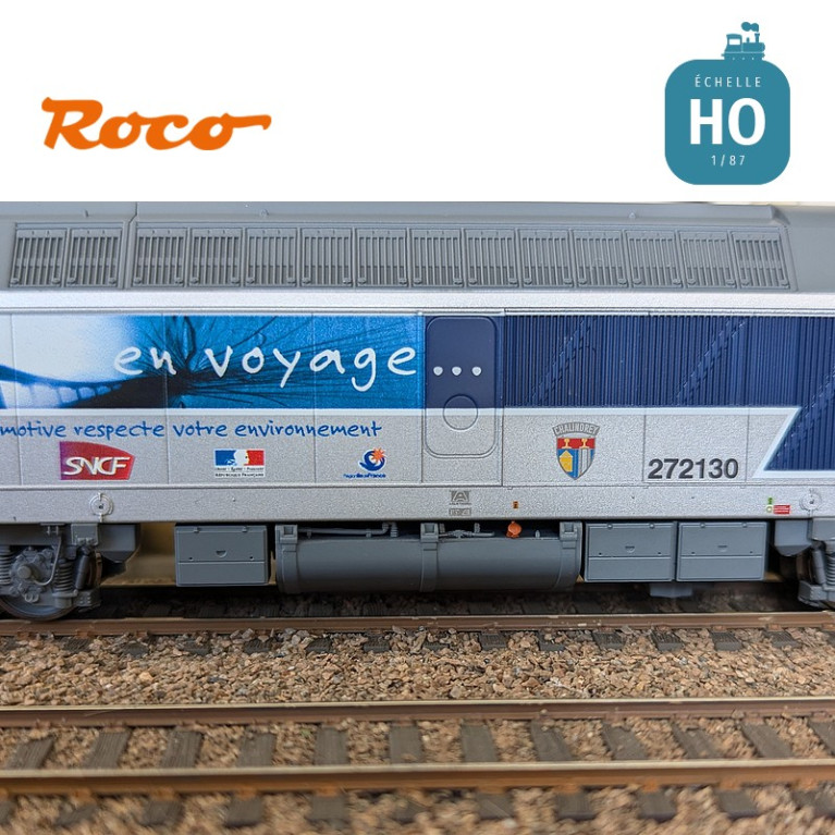 CC 72130 SNCF Ep V-VI Digital Son HO Roco diesel locomotive 7310027 - Maketis