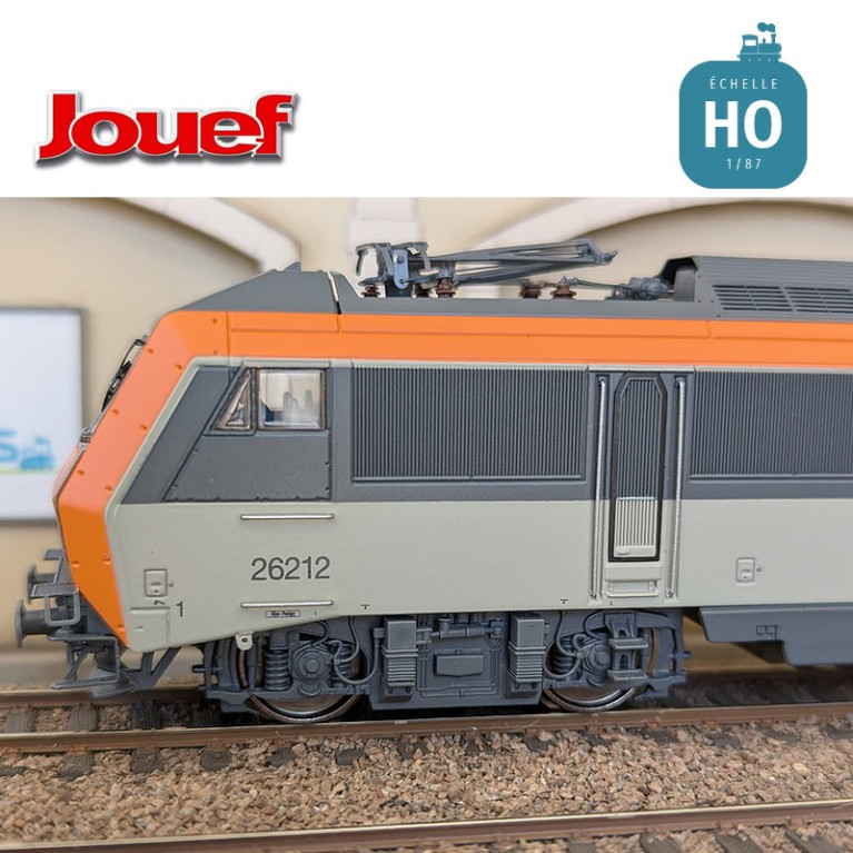 Electric locomotive BB 26212 logo "Casquette" SNCF Ep IV-V Digital son HO Jouef HJ2443S - Maketis