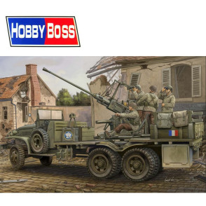 Voiture GMC canon anti-aérien Bofors 40mm 1/35 Hobby Boss 82459