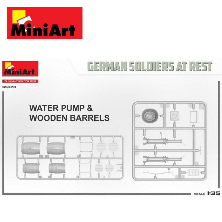 Soldats Allemand au repos Edition spéciale 1/35 MiniArt 35378-Maketis