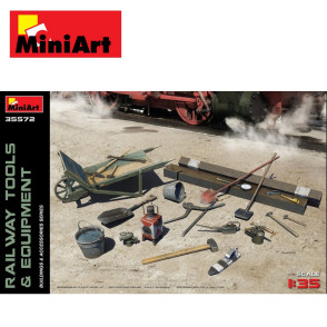 Outils et équipements de chemin de fer 1/35 Miniart 35572 - Maketis