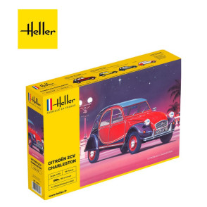 Voiture CITROËN 2 CV CHARLESTON 1/24 Heller 80766 -Maketis