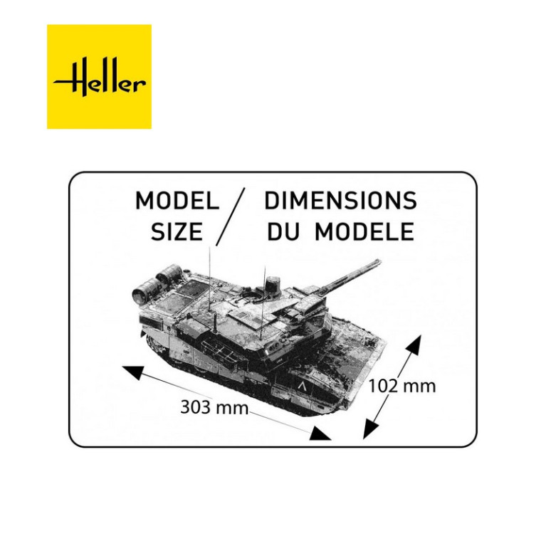 Char LECLERC T5-T6  1/35 Heller 81142 - Maketis