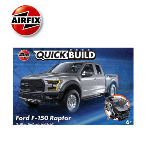 Maquette Quickbuild (sans colle, sans peinture) Pick-up Ford F-150 Raptor gris Airfix J6053 - Maketis