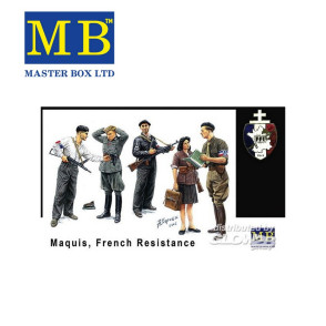 Maquis résistance français 1/35 Master Box Ltd MB3551 - Maketis