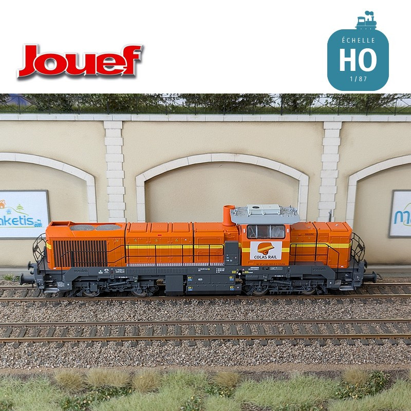 Diesellokomotive Vossloh DE 18 COLAS RAIL EP VI Analog HO Jouef HJ2440 - Maketis