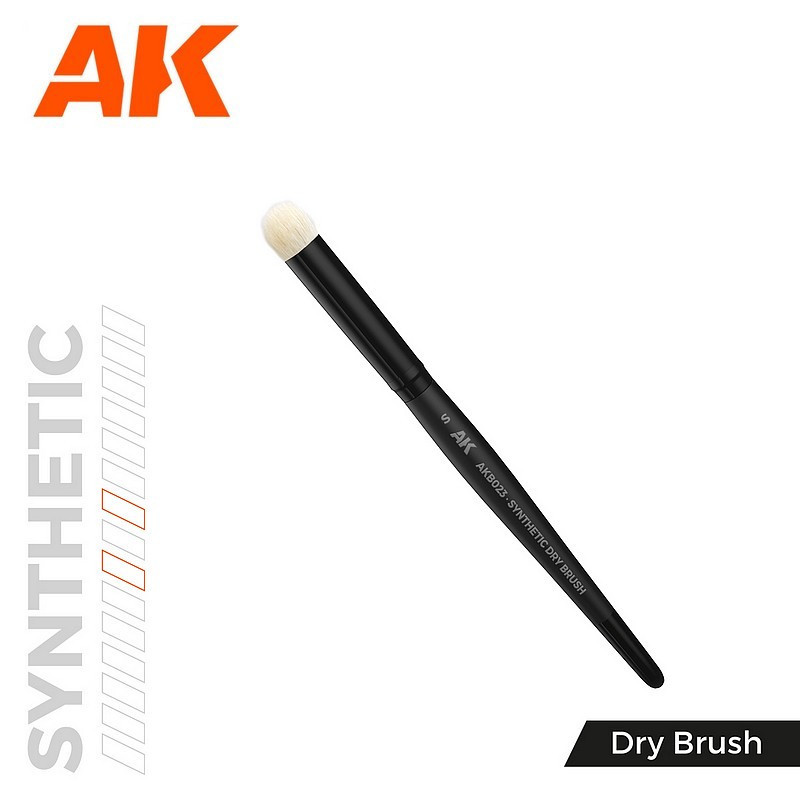 Brosse ronde pour brossage à sec / Dry brush AK Interactive AKB02X - Maketis