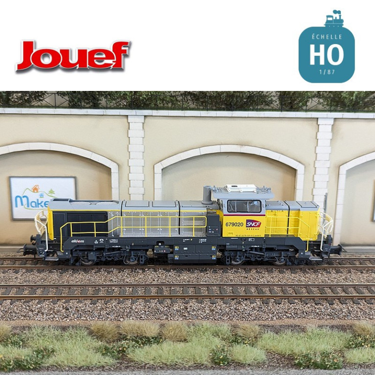 Diesellokomotive Vossloh DE 18 Akiem/SNCF Réseau EP VI Analog HO Jouef HJ2439 - Maketis