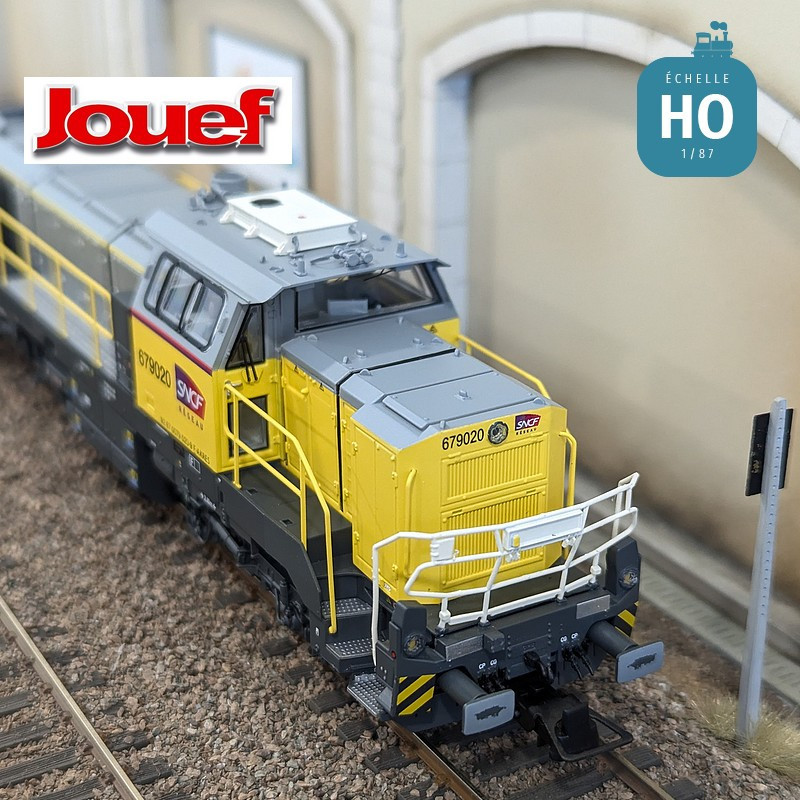 Diesellokomotive Vossloh DE 18 Akiem/SNCF Réseau EP VI Analog HO Jouef HJ2439 - Maketis