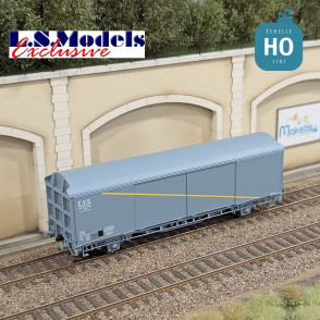 EVS type Hbis boxcar grey high roof Ep IV HO LS Models 30681 - Maketis