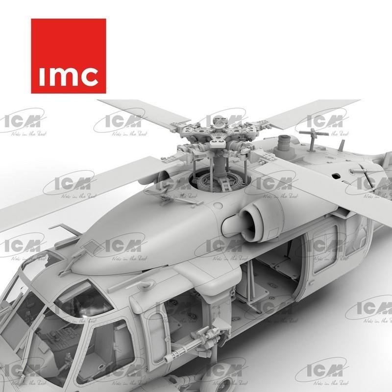 Hélicoptère Black Hawk Forces spéciales US 1/48 ICM 48360 - Maketis