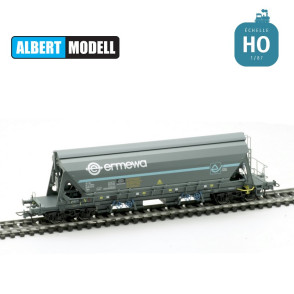 Wagon trémie transport de sucre Tapps bogies Y25 moulés Ermewa Ep VI HO Albert Modell 065304 - Maketis